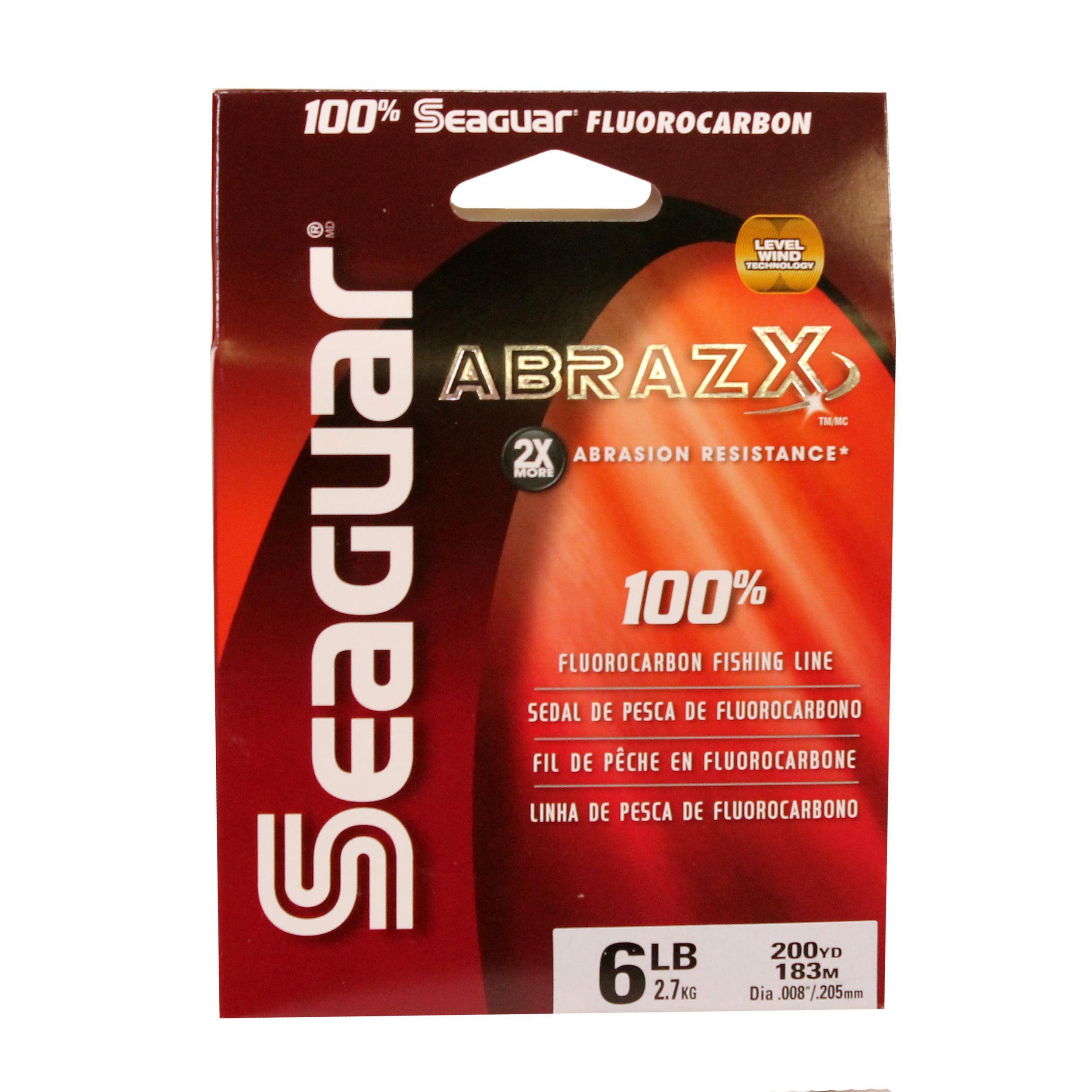 Seaguar AbrazX Freshwater Fluorocarbon Line .008 Diameter, 6 lb