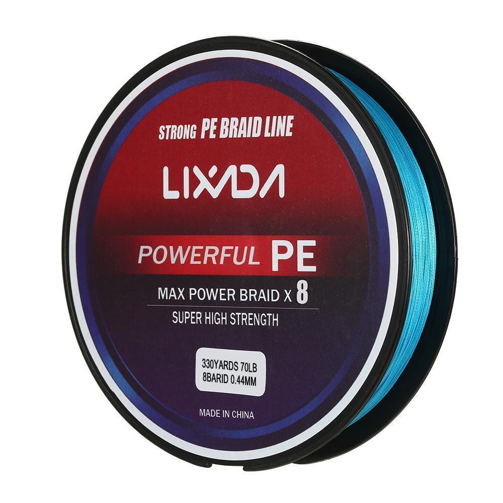 Lixada 300M / 330Yds 8 Strands PE Braided Fishing Line Super Strong Multifilament Fishing Line Carp Fish Line Wires Rope Cord 20-90lb Promo